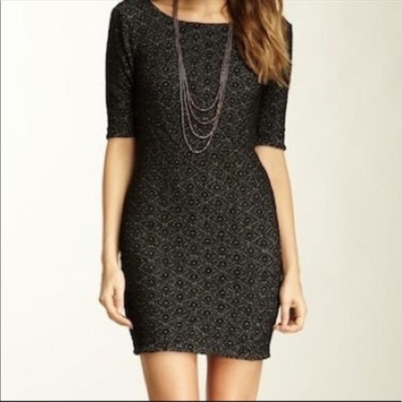 FREE PEOPLE SCOOP BACK BODYCON DRESS-S - Picture 1 of 7